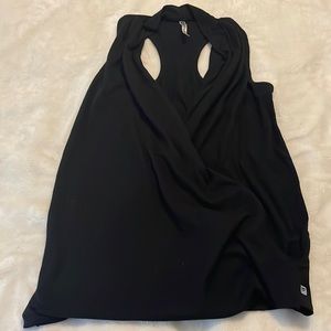 Fabletics Black Scoop Sleeveless Tank size XS